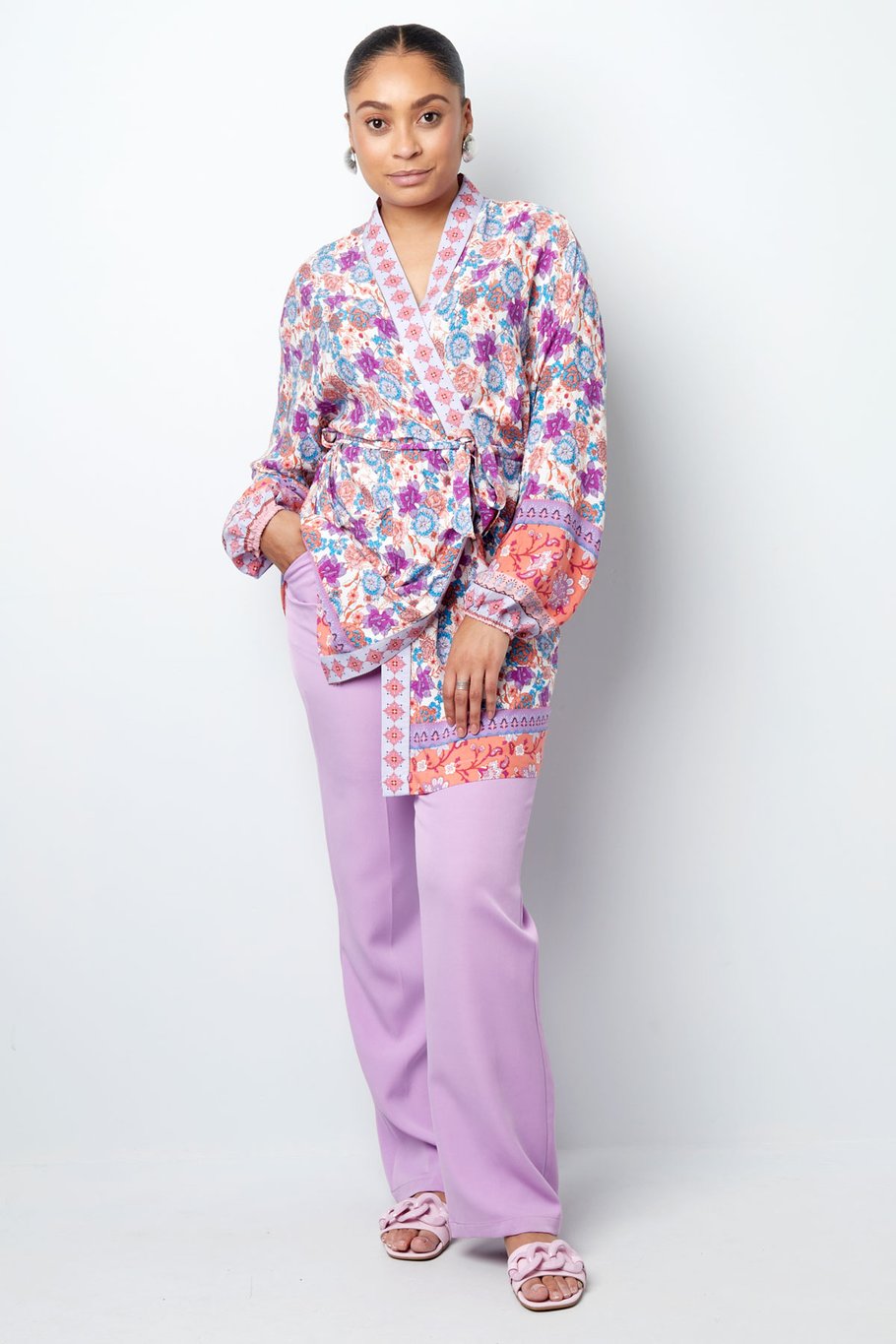 Kimono good vibes - morado Imagen3